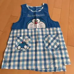 サンリオI'm Doraemon エプロン ドラえもん チェック柄保育士 - メルカリ