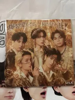 M!LK のぞいてみるく？展 CDジャケット風アクリルコースター 好きすぎ