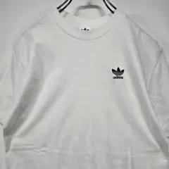 adidas　ヴィンテージ　Tシャツ　M　ワンポイント　ロゴ　状態良好　古着