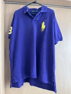 ビッグポニー　ポロシャツ 紫色 ラルフローレン