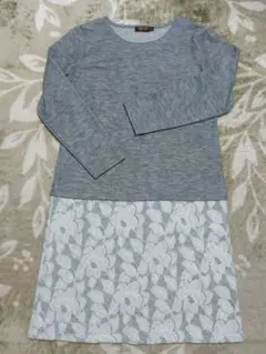 デコイ チュニック ワンピース Мサイズ グレー