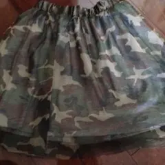 迷彩 リバーシブルスカート