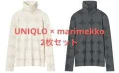 【未使用】ユニクロ Mサイズ マリメッコ ヒートテック コラボ