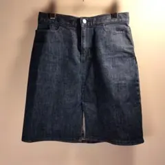 GAP デニム タイトスカート ストレッチ ネイビー 1のサムネイル