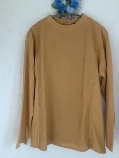 DECOY 花柄刺繍 長袖Tシャツ カットソー