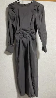 ウエストマーク ロングワンピース