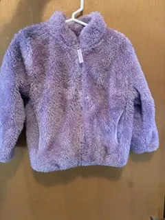 紫色フリースジャケット