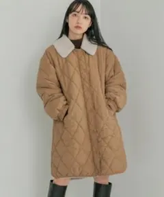 【LOWRYS FARM】エアーサーマルボアエリジャケット