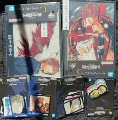 デスノート　一番くじ　C賞アクリルボード2種　H賞3種　I賞4種