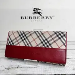 Burberry バーバリー ノバチェック がま口 長財布