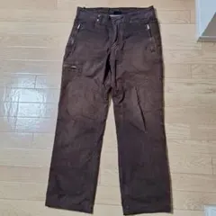 NAPAPIJRI ブラウン ワークパンツ ポケット付き