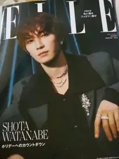 ELLE 2025年1月号 SHOTA WATANABE
