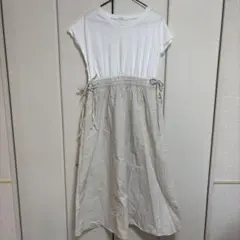 LOWRYS FARM カットソーワンピース 半袖