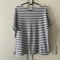 オーシバル　ボーダー 半袖Tシャツ ネイビー×ホワイト　サイズ1のサムネイル