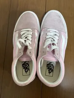 【VANS】 ピンク スエード ローカットスニーカー
