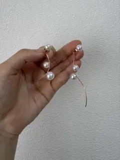 ブライダル　パールピアス