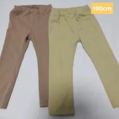 無印 ストレッチパンツ キッズ 100