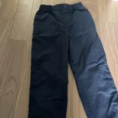 ユニクロ　裏起毛ズボン　ネイビー　130