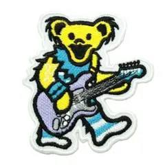 ワッペン DEAD BEAR デッドベア アート アイロン アップリケ 送料無料