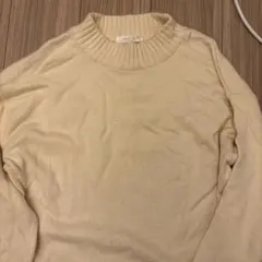 chocol raffine robe 長袖ニットセーター クリーム色