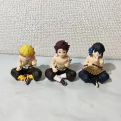 ☆　鬼滅の刃　ちょこのせ　フィギュア　柱稽古編　炭治郎　善逸　伊之助　☆