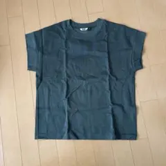 UNIQLO U ダークグリーン 半袖Tシャツ Lサイズ