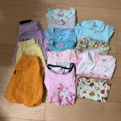 女の子110cm  夏服まとめて　ワンピース　Tシャツ　ショートパンツ　靴18㌢