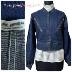 レトロ●美品●デニムジャケット●Gジャン●濃紺●ショート丈●Ｌサイズ