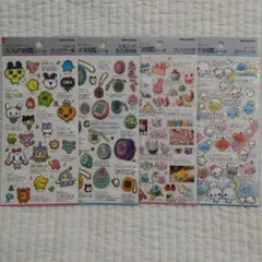 大人の図鑑シール　たまごっち　ほっぺちゃん　ぷくぷくあわわちゃん　歴代機種編