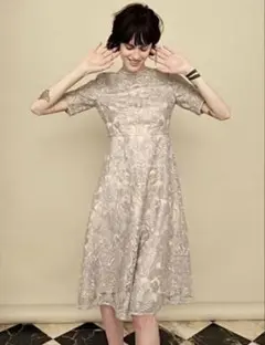 セルフォードcelford刺繍レースワンピースグレースコンチネンタル佳子様