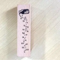 별이 빛나는 하늘 병 타임 스탬프 나무 스탬프 노트북 데코 콜라주