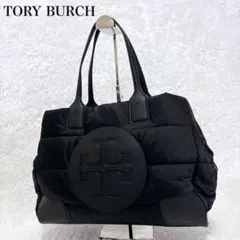 美品　トリーバーチ　パッファ エラ　トートバッグ　デカロゴ　キルティング　A4