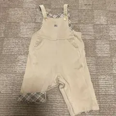 バーバリー　ロンパース　80cm カバーオール