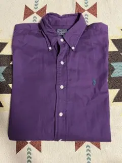 90s Polo by Ralph Lauren 紫 purple シャツ 長袖