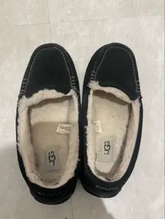UGG モカシン アンスレー スリッポン ローファー ブラック