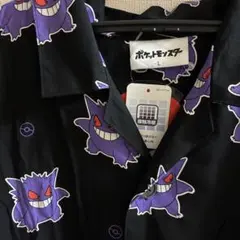 ポケモン ゲンガー パジャマ ルームウェア上下セット Lサイズ ブラック