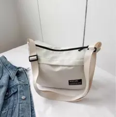 斜挎包 包尼龍 戶外音樂節 戶外 白色