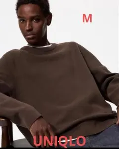 美品 UNIQLOウォッシャブルミラノリブクルーネックセーター M