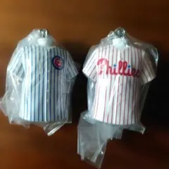 MLB ３Ｄユニフォーム チャーム　鈴木誠也・ブライス・ハーパー　２個セット