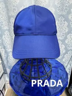 PRADAプラダ★ロゴ刺繍ベースボールキャップ直営店購入品のサムネイル