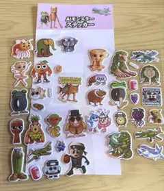 AIモンスター　ぷっくりステッカーシール　おすそわけ
