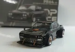 プラモデル完成品 アオシマ1/24 トヨタカローラセダン ガンメタリック 
