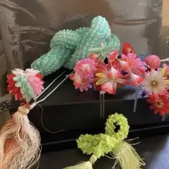 花飾りヘアアクセサリーセット 6点