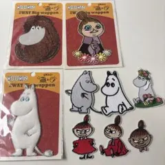 MOOMIN ワッペン まとめ売り セット ご先祖さま ミムラねえさん ムーミン