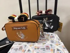 トム＆ジェリー　ワイドストラップショルダーバッグ 2種コンプ