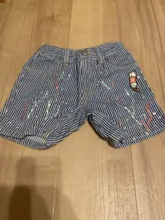 90センチ　ペイントストライプ短パン