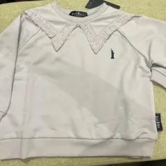 イーストボーイ　長袖　パープル　ラベンダー　95 フリル