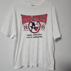 Hanes BEEFY-T 半袖Tシャツ XL 白 テキサスプリント 00s古着