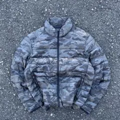 old uniqlo 00s 90s ダウン　迷彩　短丈　y2k モンベル似