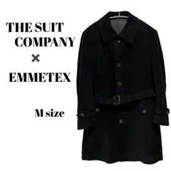 THE SUIT COMPANY × EMMETEX ステンカラーコート黒 M